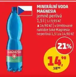 Penny Market MINERÁLNÍ VODA MAGNESIA jemně perlivá nabídka