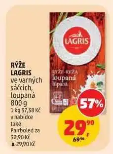 Penny Market Rýže Lagris ve varných sáčcích loupaná, 800 g nabídka