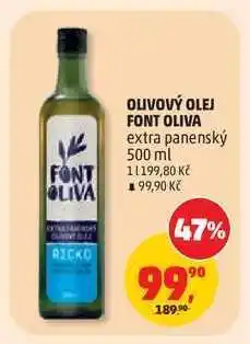 Penny Market OLIVOVÝ OLEJ FONT OLIVA nabídka