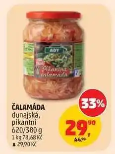 Penny Market Čalamáda dunajská, pikantní nabídka