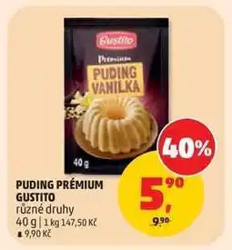 Penny Market Puding Prémium Gustito nabídka