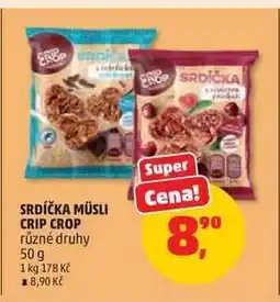 Penny Market SRDÍČKA MÜSLI CRIP CROP nabídka