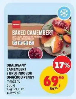 Penny Market Obalovaný Camembert s brusinkovou omáčkou PENNY nabídka