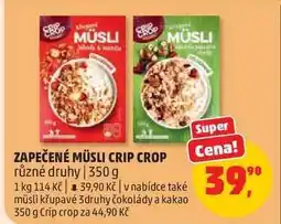 Penny Market ZAPEČENÉ MÜSLI CRIP CROP nabídka