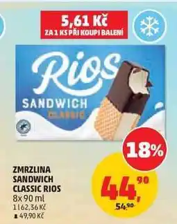 Penny Market ZMRZLINA SANDWICH CLASSIC RIOS nabídka