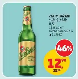 Penny Market ZLATÝ BAŽANT světlý ležák 0,5 l nabídka