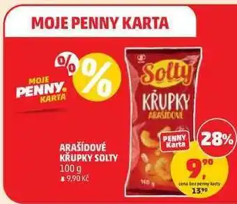 Penny Market ARAŠÍDOVÉ KŘUPKY SOLTY nabídka