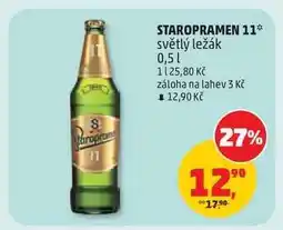 Penny Market Staropramen 11 světlý ležák nabídka