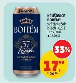 Penny Market Krušovice Bohém nabídka
