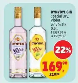 Penny Market DYNYBYL GIN Special Dry, Violet nabídka