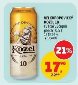Penny Market Velkopopovický Kozel 10 nabídka