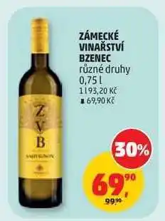 Penny Market Zámecké vinařství Bzenec nabídka