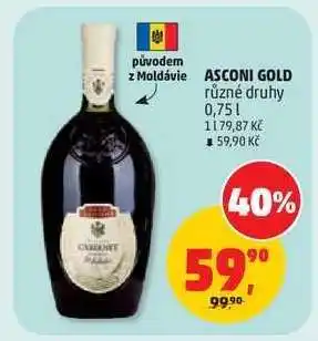 Penny Market ASCONI GOLD různé druhy nabídka