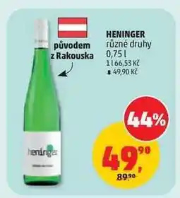 Penny Market HENINGER různé druhy nabídka