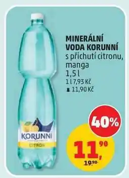 Penny Market MINERÁLNÍ VODA KORUNNÍ nabídka