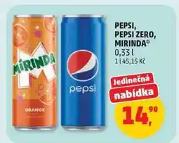 Penny Market Pepsi, Pepsi Zero, Mirinda nabídka