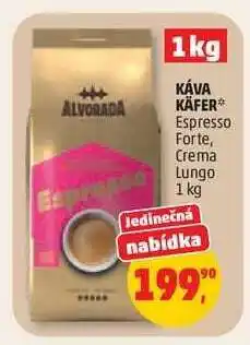 Penny Market KÁVA KÄFER Espresso Forte, Crema Lungo nabídka