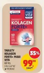 Penny Market TABLETY KOLAGEN FORTE + MAXI VITA nabídka