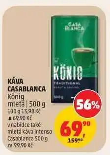 Penny Market Káva Casablanca König mletá nabídka