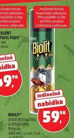 Penny Market Biolit proti lezoucímu a létajícímu hmyzu nabídka