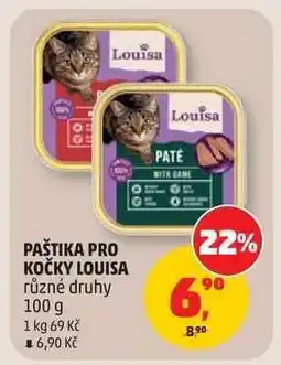 Penny Market PAŠTIKA PRO KOČKY LOUISA nabídka