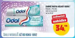 Penny Market ZUBNÍ PASTA VELVET ODOL fresh nabídka