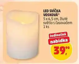 Penny Market LED svíčka vosková nabídka
