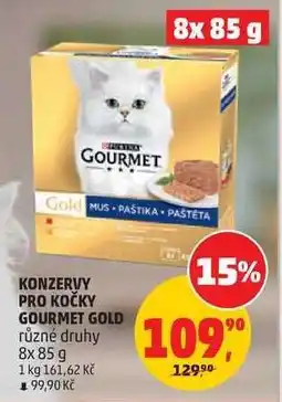 Penny Market KONZERVY PRO KOČKY GOURMET GOLD nabídka