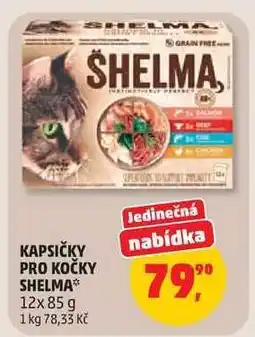 Penny Market KAPSIČKY PRO KOČKY SHELMA nabídka