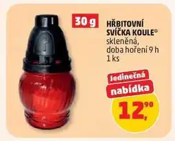 Penny Market HŘBITOVNÍ SVÍČKA KOULE nabídka