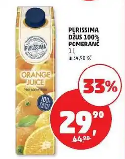 Penny Market PURISSIMA Džus 100% Pomeranč nabídka
