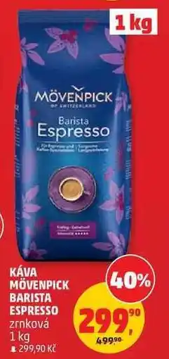 Penny Market Káva Mövenpick Barista Espresso nabídka