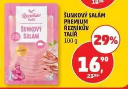 Penny Market Šunkový salám Premium Řezníkův talíř nabídka