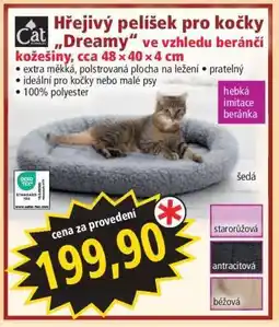 Norma Hřejivý pelíšek pro kočky „Dreamy“ nabídka
