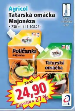 Norma Agricol Tatarská omáčka, Majonéza nabídka