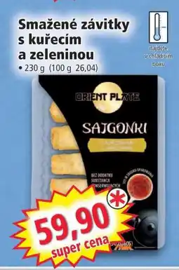 Norma Smažené závitky s kuřecím a zeleninou nabídka