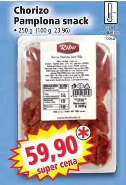 Norma Chorizo Pamplona snack nabídka