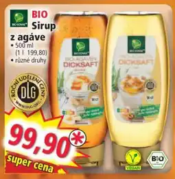 Norma BIO Sirup z agáve nabídka