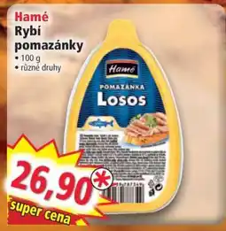 Norma Hamé Rybí pomazánky nabídka
