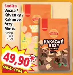 Norma Sedita Vesna / Kávenky / Kakaové řezy Minis nabídka