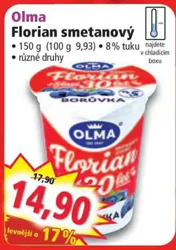 Norma Olma Florian smetanový nabídka