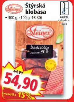 Norma Štýrská klobása nabídka