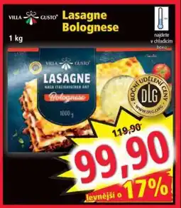 Norma Lasagne bolognese nabídka