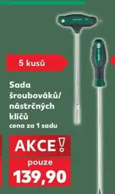 Kaufland Sada šroubováků/nástrčných klíčů nabídka