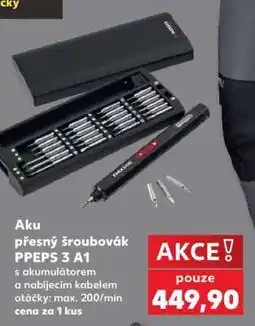 Kaufland Aku přesný šroubovák PPEPS 3 A1 nabídka