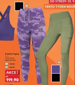 Kaufland Funkční legíny nabídka