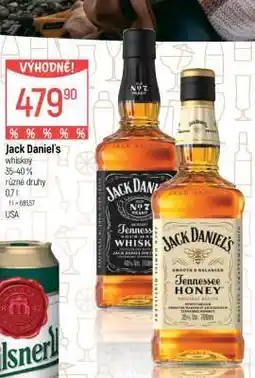 Globus Jack Daniel's whiskey nabídka