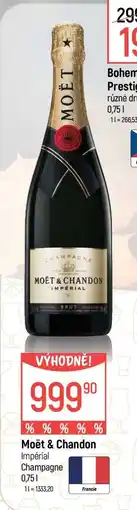 Globus Moët & Chandon Impérial Champagne nabídka
