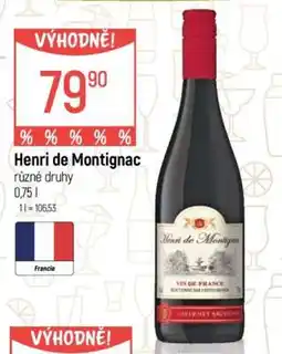Globus HENRI DE MONTIGNAC nabídka