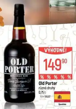 Globus Old Porter nabídka